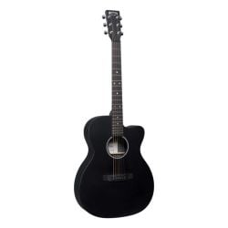 Martin OMCX1E-01 Acoustic-Electric Guitar - Jett Black