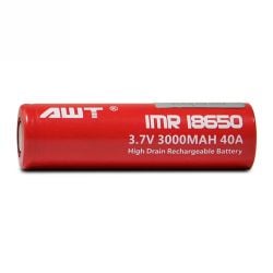 AWT Red 18650 Battery