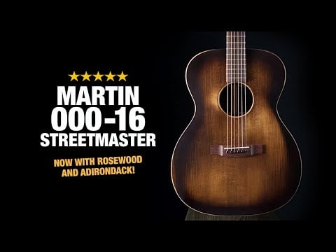 Martin 000-16 Streetmaster with Rosewood & Adirondack!